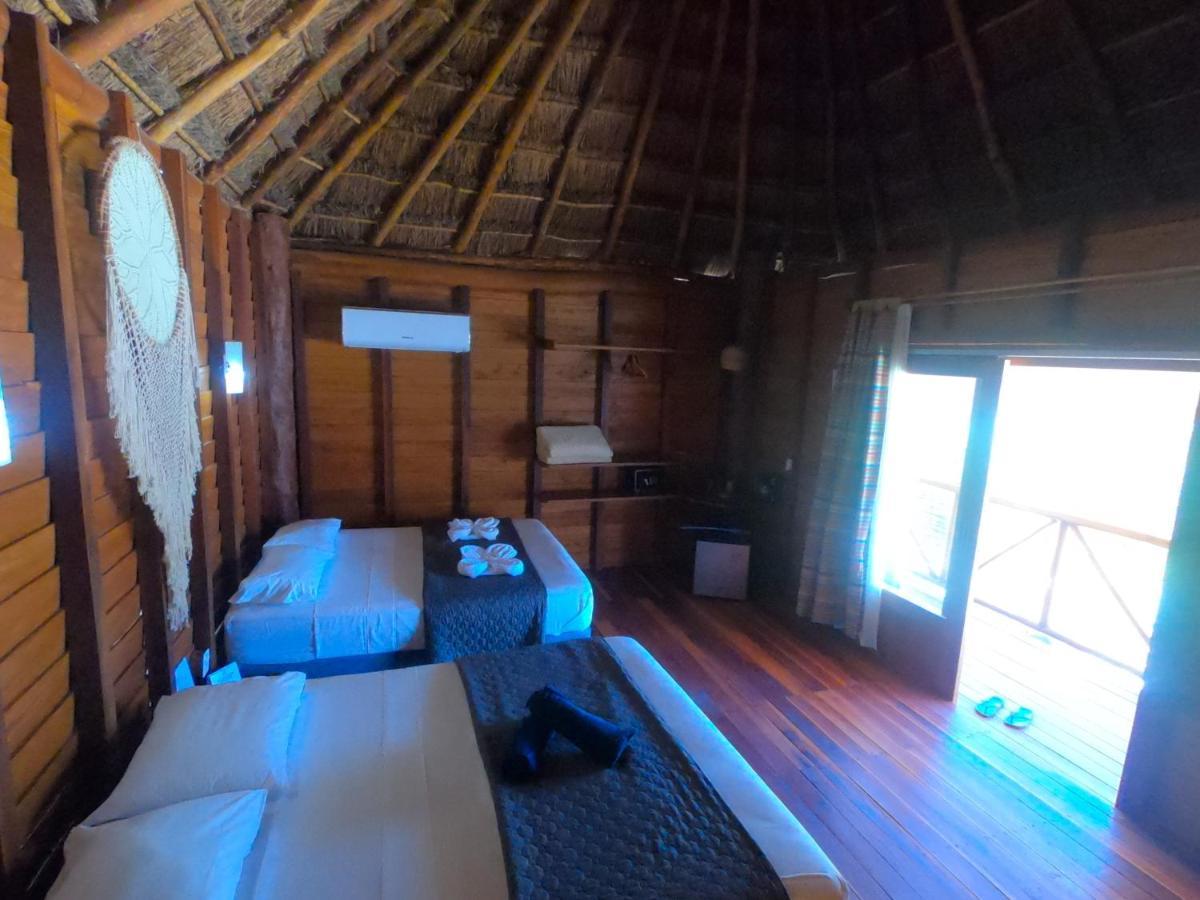 Palmeras de Mahahual Cabañas Exterior foto