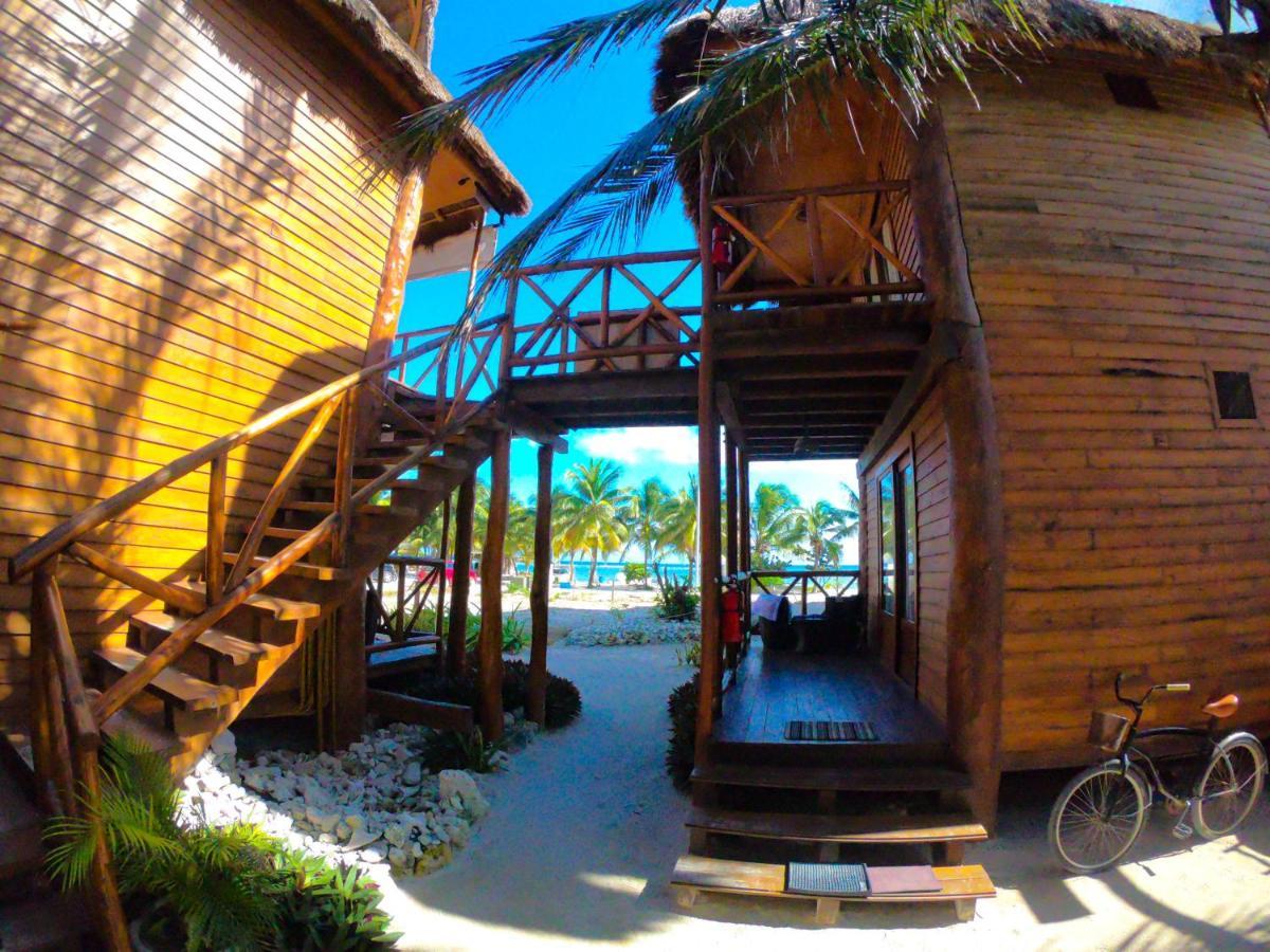 Palmeras de Mahahual Cabañas Exterior foto