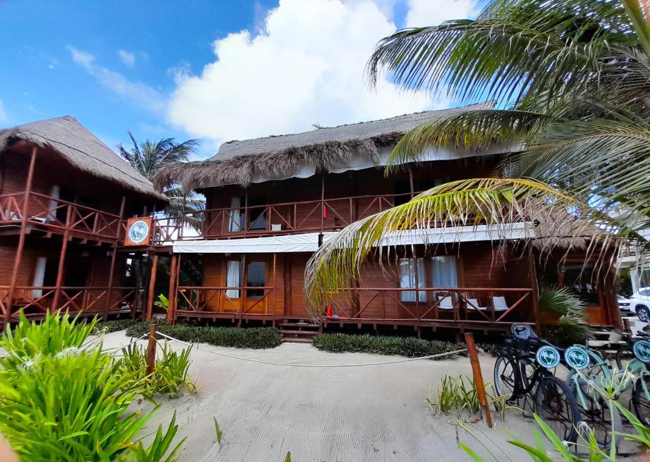 Palmeras de Mahahual Cabañas Exterior foto
