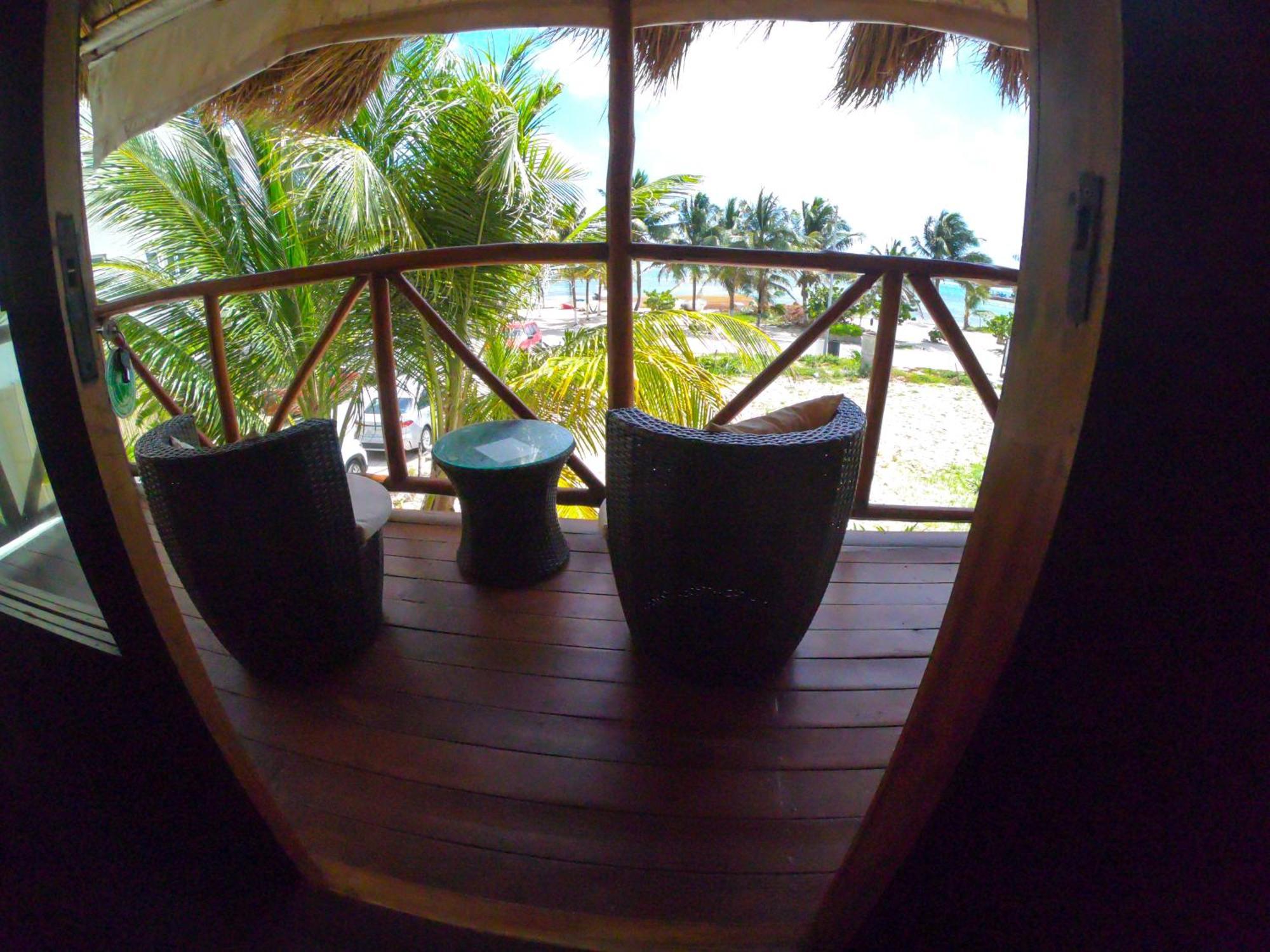Palmeras de Mahahual Cabañas Habitación foto