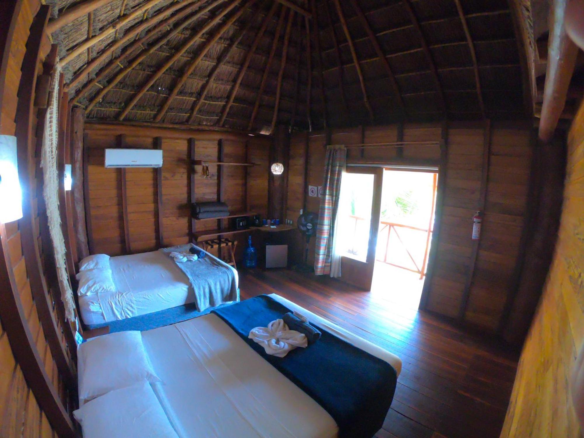 Palmeras de Mahahual Cabañas Habitación foto