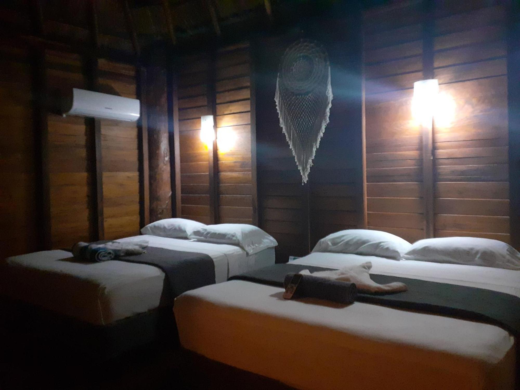 Palmeras de Mahahual Cabañas Habitación foto