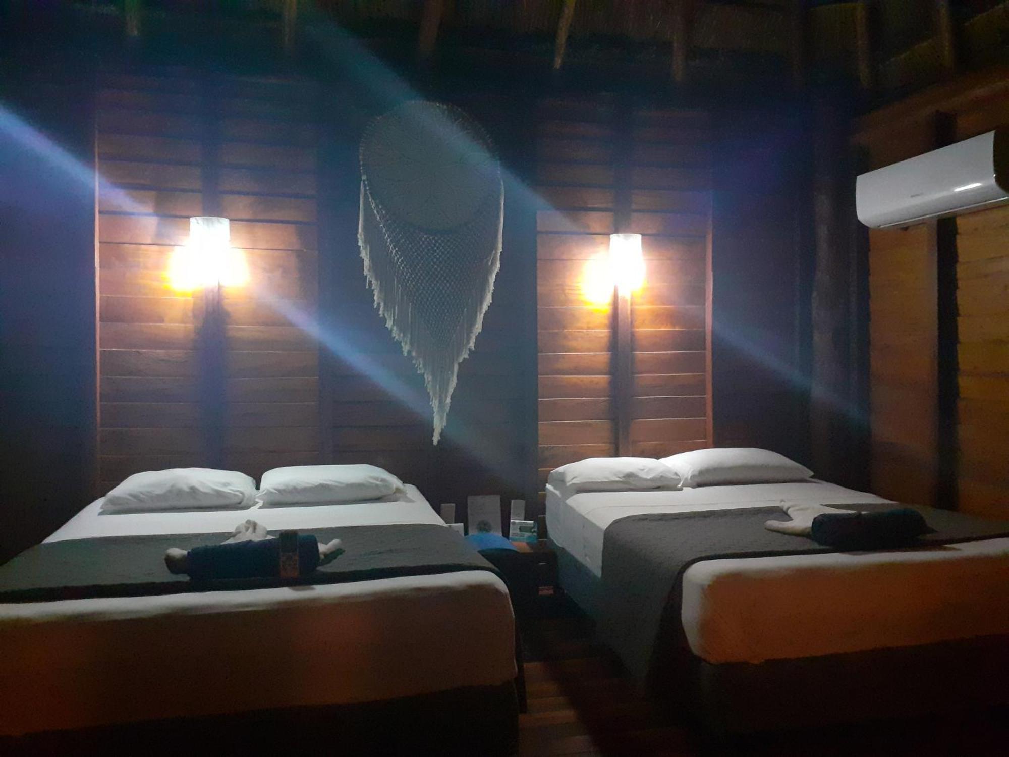 Palmeras de Mahahual Cabañas Habitación foto