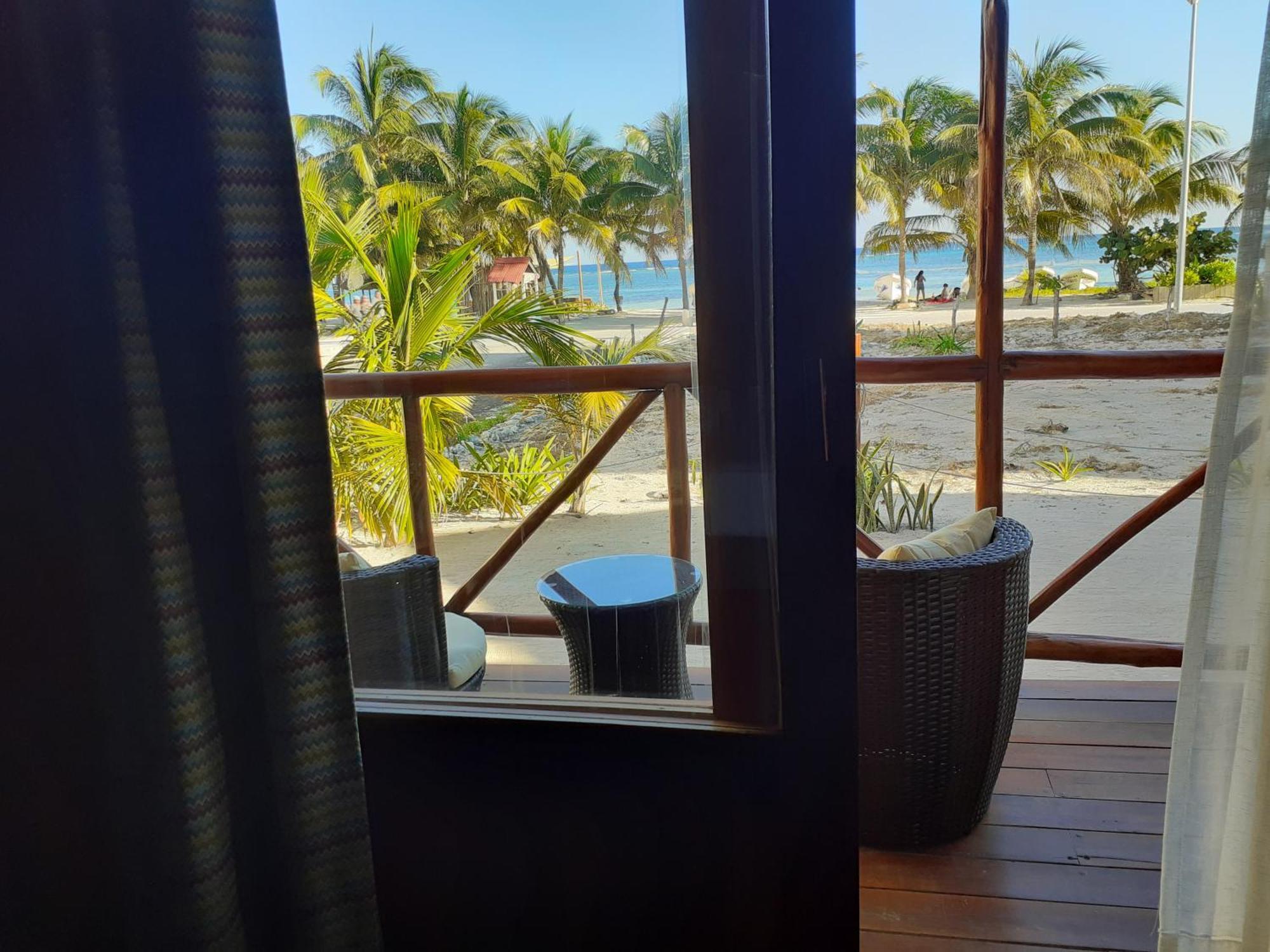 Palmeras de Mahahual Cabañas Habitación foto