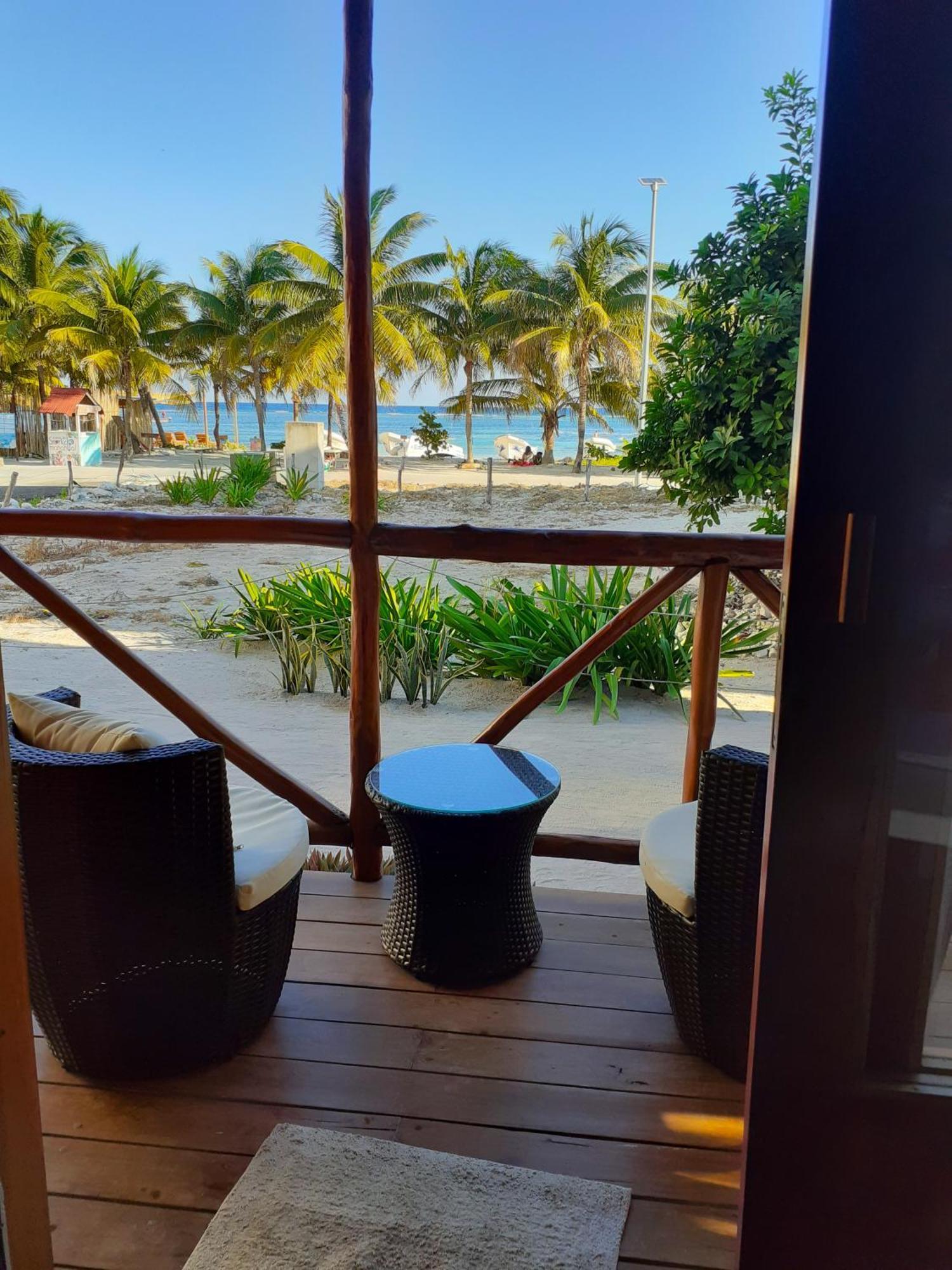 Palmeras de Mahahual Cabañas Habitación foto