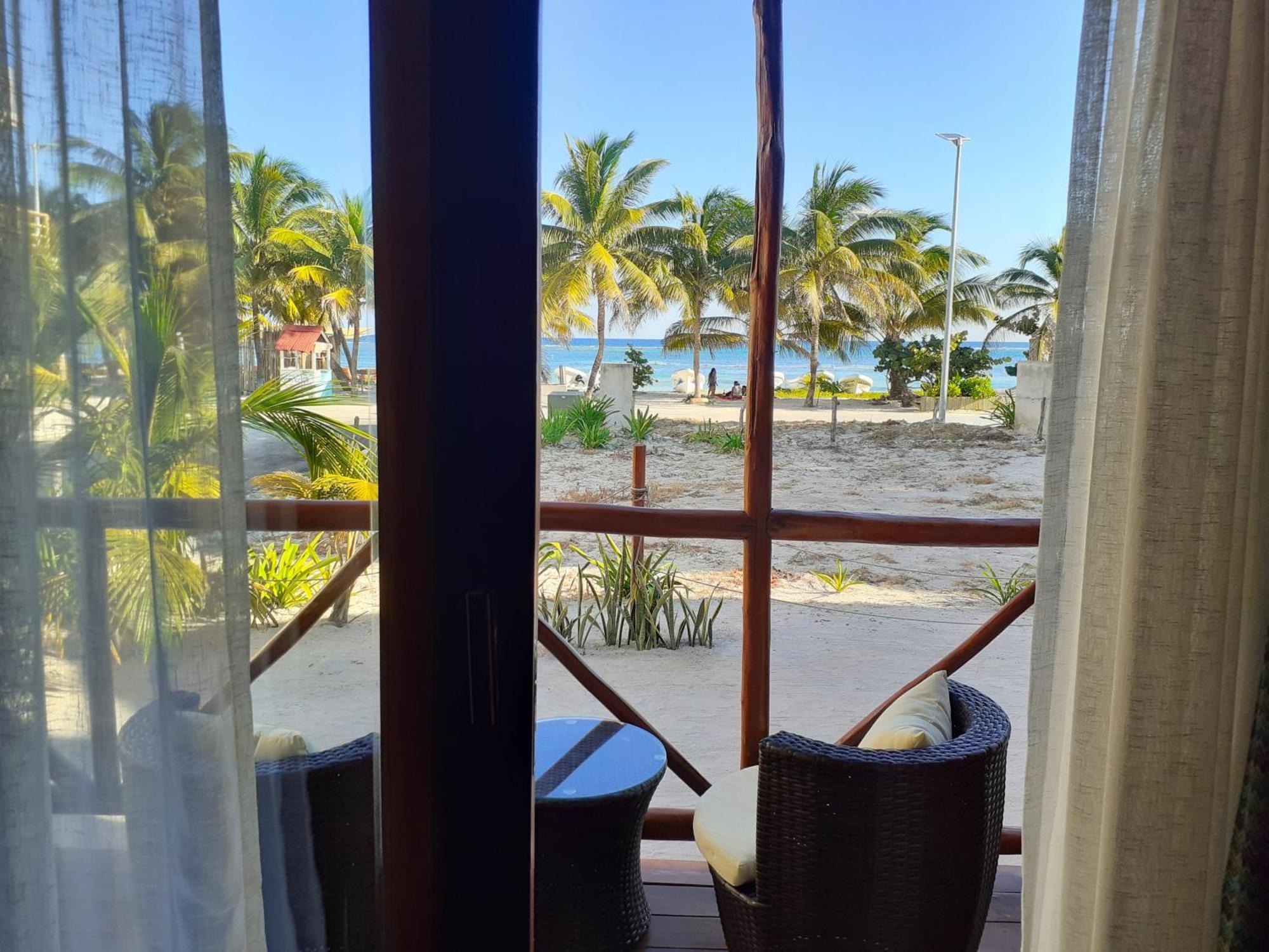 Palmeras de Mahahual Cabañas Habitación foto