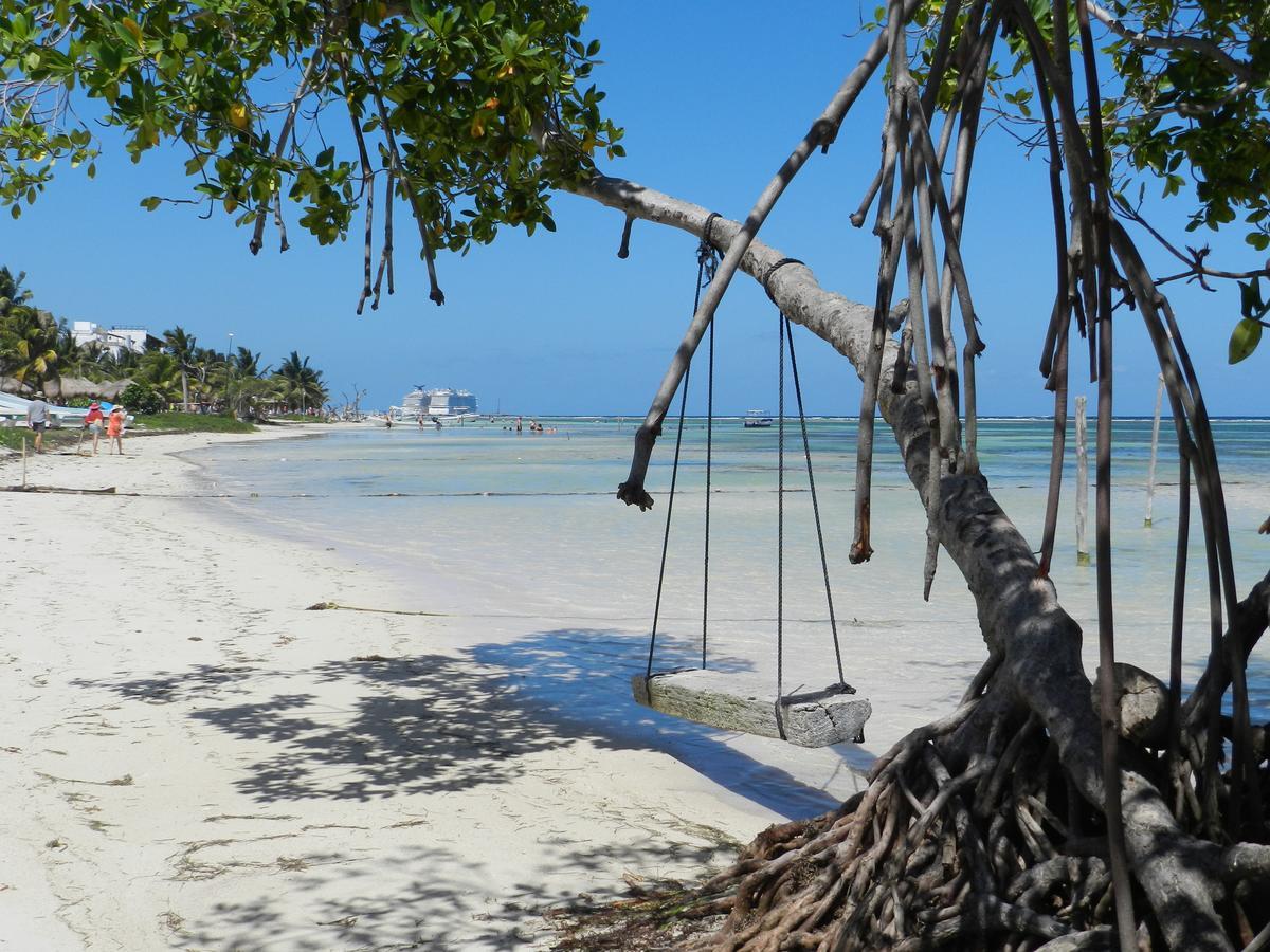 Palmeras de Mahahual Cabañas Exterior foto