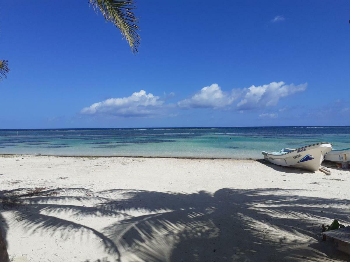 Palmeras de Mahahual Cabañas Exterior foto